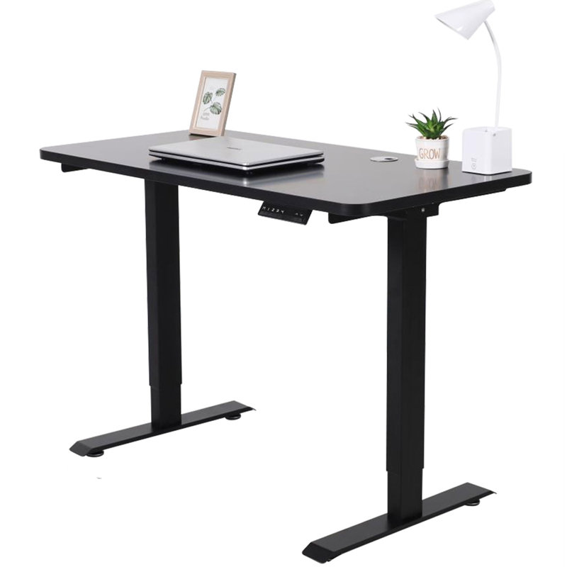 Inbox Zero Height Adjustable Standing Desk Home Office Desks (White